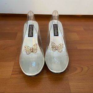 Funtasma clear “glass slipper” shoes